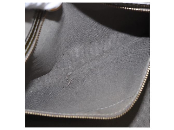 Borsa LOUIS VUITTON Monogram Vernis Wilshire PM Gris Art Deco M91627 Auth 197033 Grigio - vista 22