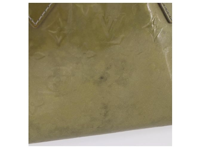 Borsa LOUIS VUITTON Monogram Vernis Wilshire PM Gris Art Deco M91627 Auth 197033 Grigio - vista 3