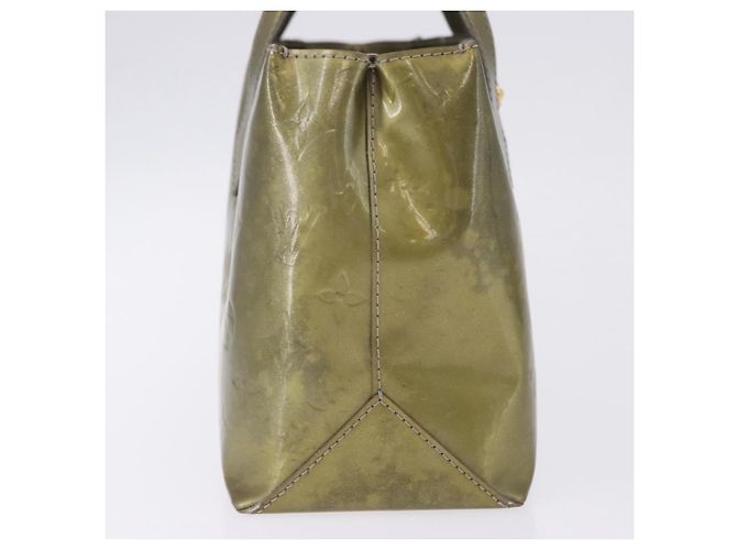 Borsa LOUIS VUITTON Monogram Vernis Wilshire PM Gris Art Deco M91627 Auth 197033 Grigio - vista 5