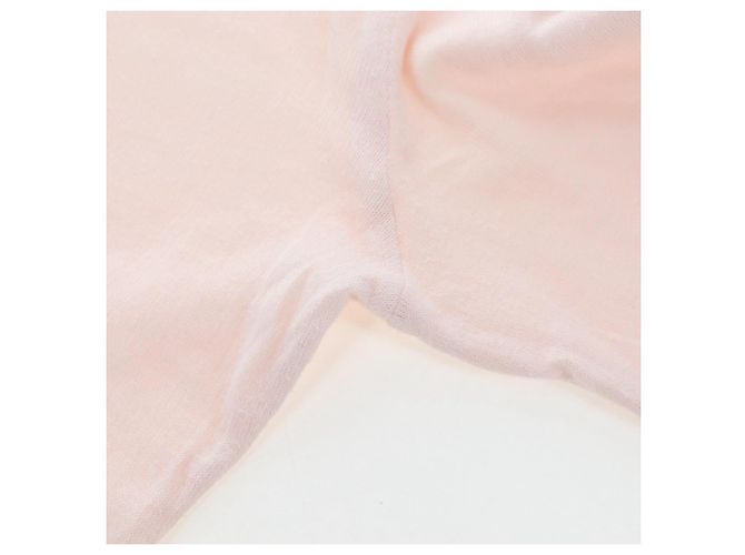 Top CHANEL CC Manga 3/4 Algodón Rosa CC Auth am12359V - vista 6