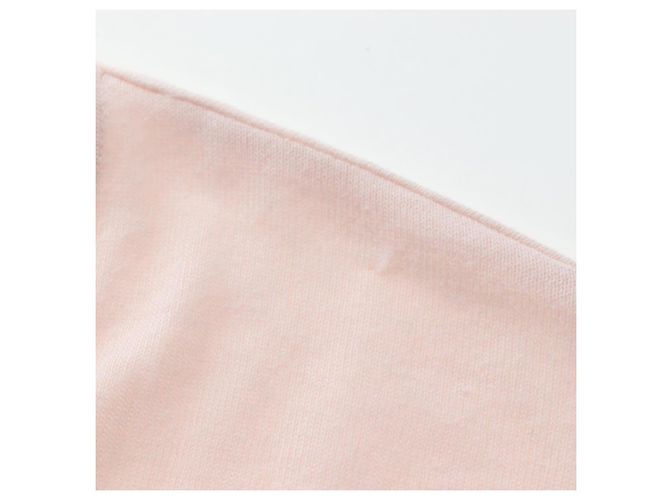Top CHANEL CC Manga 3/4 Algodón Rosa CC Auth am12359V - vista 7