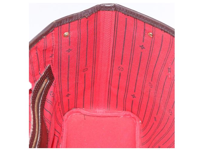 Borsa Tote LOUIS VUITTON Damier Ebene Neverfull PM N51109 LV Auth 195969 - vista 19
