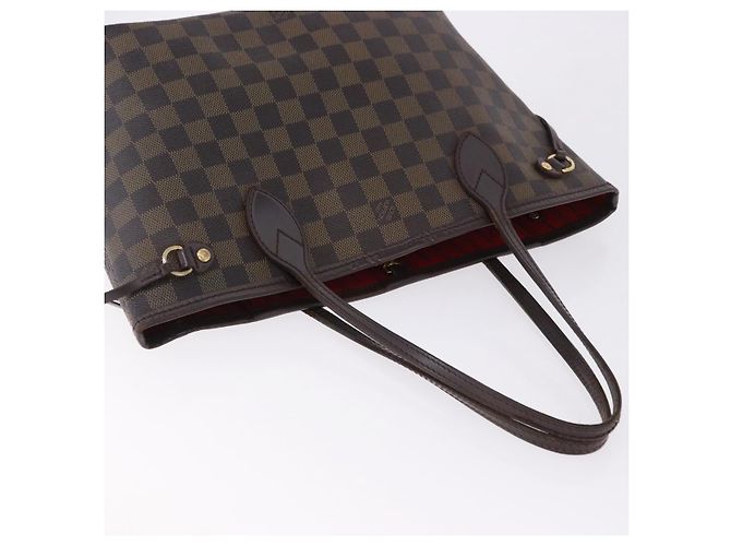 Borsa Tote LOUIS VUITTON Damier Ebene Neverfull PM N51109 LV Auth 195969 - vista 6