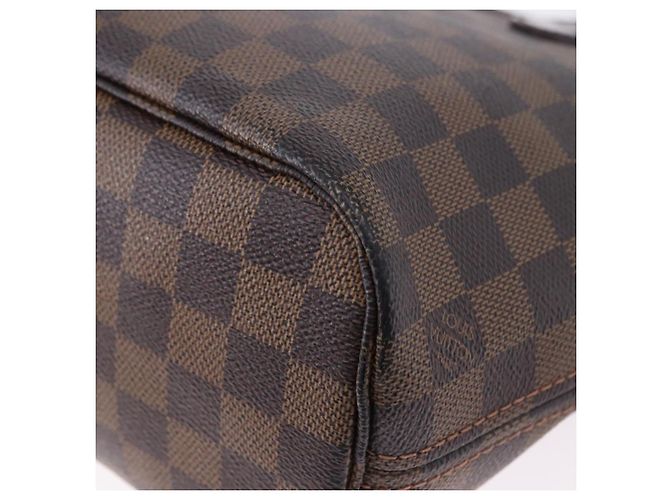Borsa Tote LOUIS VUITTON Damier Ebene Neverfull PM N51109 LV Auth 195969 - vista 9