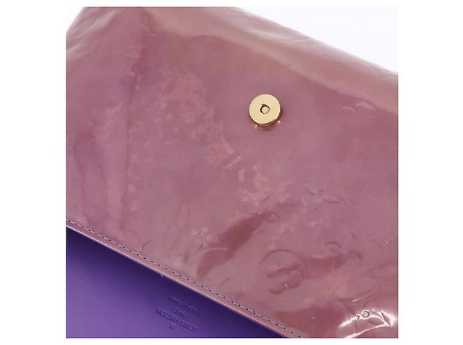 LOUIS VUITTON Monogram Vernis Thompson Street Bag Purple M91095 LV Auth BA14866 Porpora - vista 10