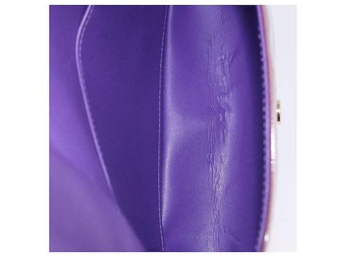 LOUIS VUITTON Monogram Vernis Thompson Street Bag Purple M91095 LV Auth BA14866 Porpora - vista 11