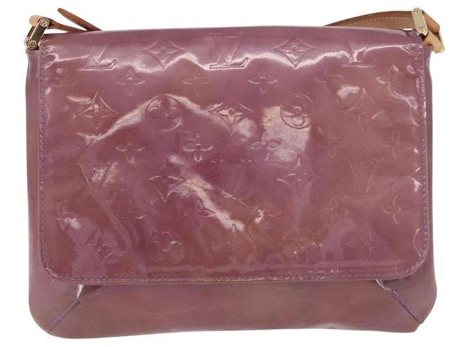 LOUIS VUITTON Monogram Vernis Thompson Street Bag Purple M91095 LV Auth BA14866 Porpora - vista 13