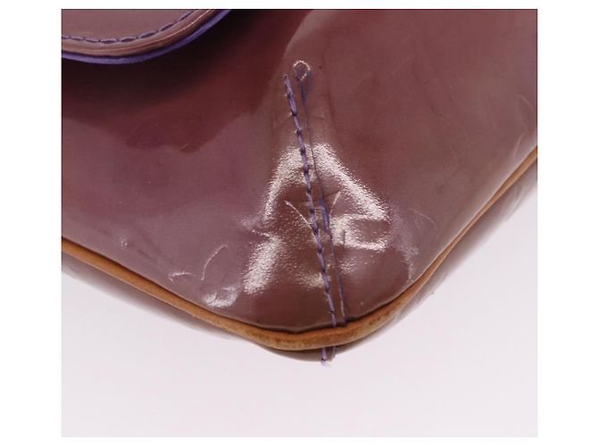LOUIS VUITTON Monogram Vernis Thompson Street Bag Purple M91095 LV Auth BA14866 Porpora - vista 15