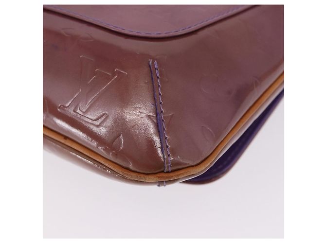 LOUIS VUITTON Monogram Vernis Thompson Street Bag Purple M91095 LV Auth BA14866 Porpora - vista 18