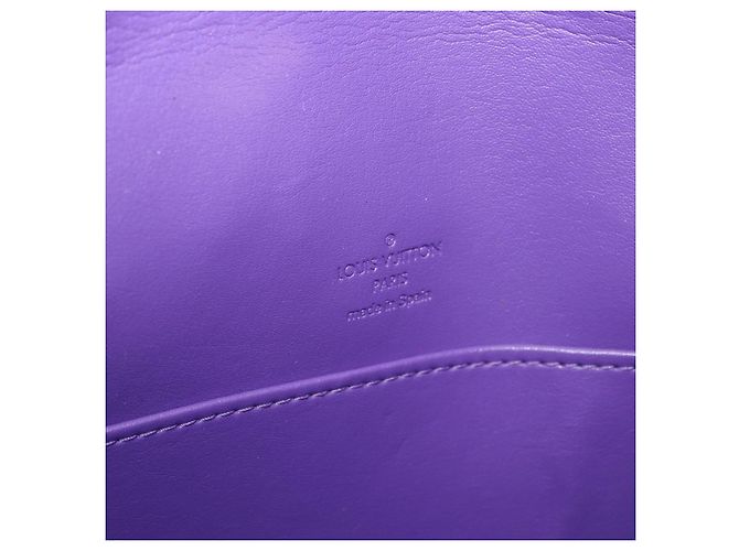 LOUIS VUITTON Monogram Vernis Thompson Street Bag Purple M91095 LV Auth BA14866 Porpora - vista 20