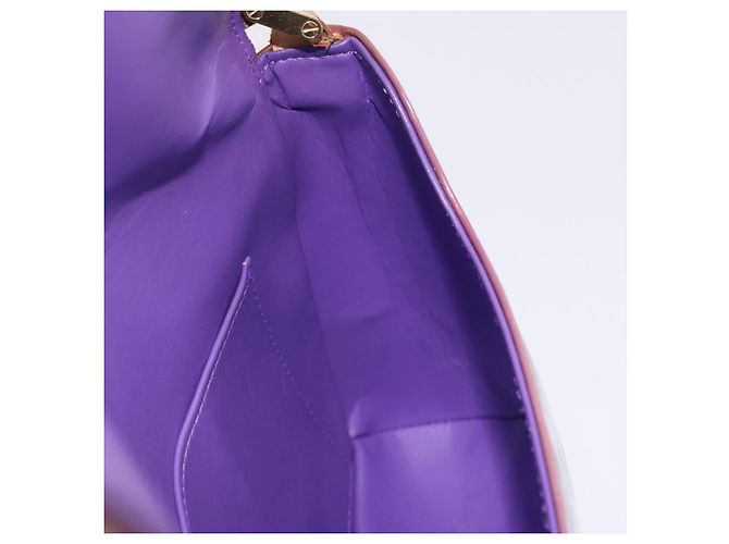 LOUIS VUITTON Monogram Vernis Thompson Street Bag Purple M91095 LV Auth BA14866 Porpora - vista 21