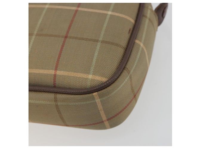 Borsa a tracolla Burberrys Nova Check Canvas Beige Tono Oro Auth BA14775 - vista 9
