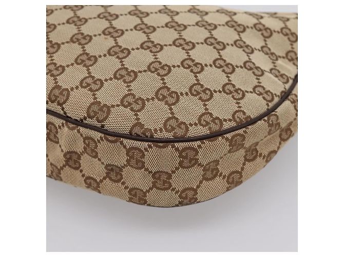Borsa a Tracolla GUCCI GG Canvas Beige Silver 122790 Auth am12405V Argento - vista 12