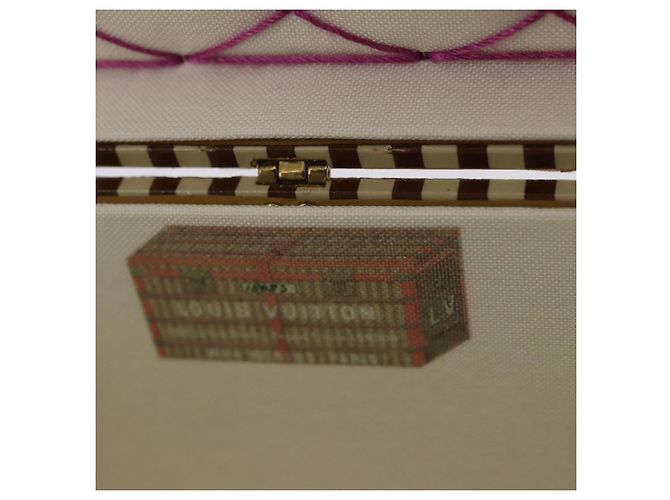LOUIS VUITTON MALLE COURRIER 1888 Fermacarte Beige Brown M99729 Auth 196934M Marrone - vista 11