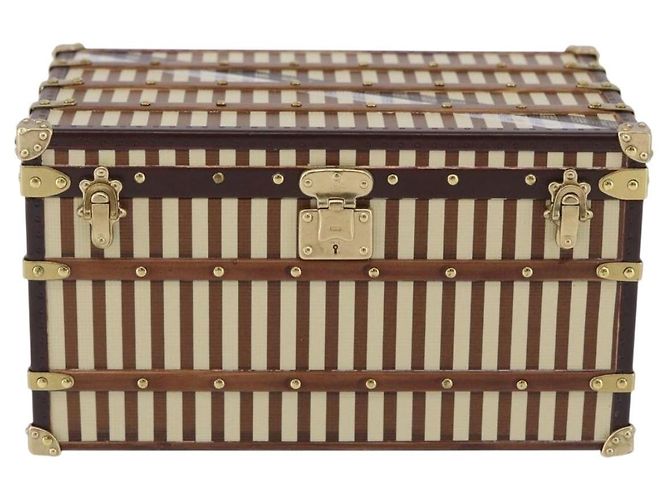 LOUIS VUITTON MALLE COURRIER 1888 Fermacarte Beige Brown M99729 Auth 196934M Marrone - vista 13