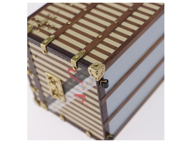 LOUIS VUITTON MALLE COURRIER 1888 Fermacarte Beige Brown M99729 Auth 196934M Marrone - vista 15