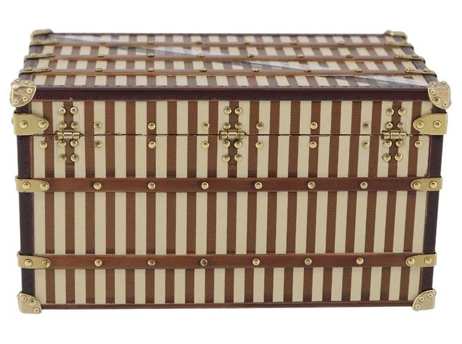LOUIS VUITTON MALLE COURRIER 1888 Fermacarte Beige Brown M99729 Auth 196934M Marrone - vista 2