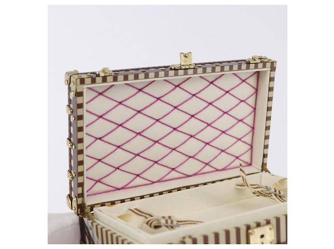 LOUIS VUITTON MALLE COURRIER 1888 Fermacarte Beige Brown M99729 Auth 196934M Marrone - vista 8