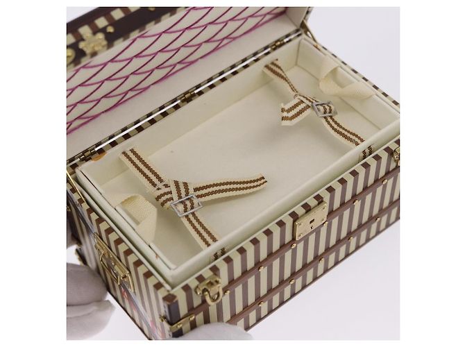 LOUIS VUITTON MALLE COURRIER 1888 Fermacarte Beige Brown M99729 Auth 196934M Marrone - vista 9