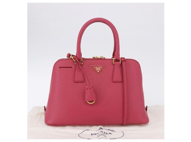 Borsa a mano PRADA Galleria Saffiano 2way Pink Gold Auth 198736V Rosa D'oro - vista 12