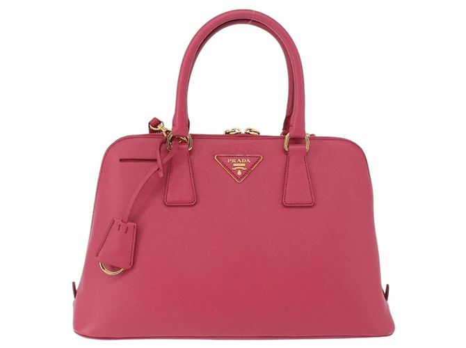 Borsa a mano PRADA Galleria Saffiano 2way Pink Gold Auth 198736V Rosa D'oro - vista 13