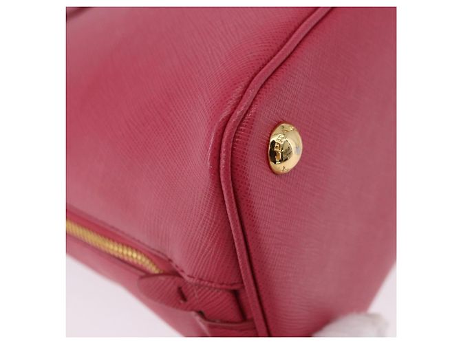 Borsa a mano PRADA Galleria Saffiano 2way Pink Gold Auth 198736V Rosa D'oro - vista 17