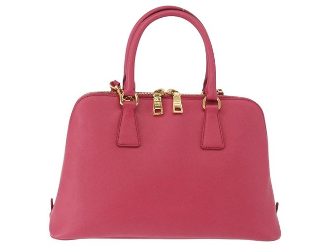 Borsa a mano PRADA Galleria Saffiano 2way Pink Gold Auth 198736V Rosa D'oro - vista 2
