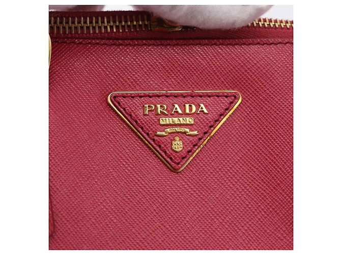 Borsa a mano PRADA Galleria Saffiano 2way Pink Gold Auth 198736V Rosa D'oro - vista 21