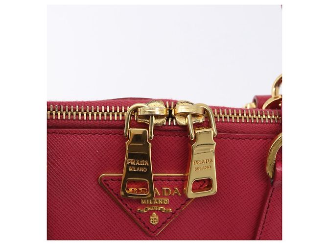 Borsa a mano PRADA Galleria Saffiano 2way Pink Gold Auth 198736V Rosa D'oro - vista 22
