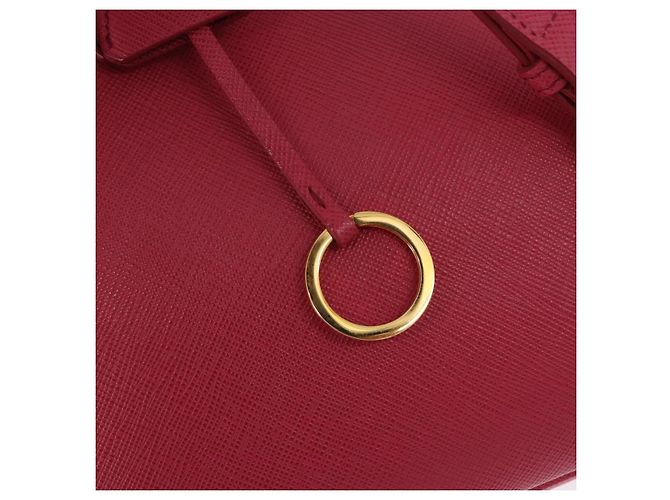 Borsa a mano PRADA Galleria Saffiano 2way Pink Gold Auth 198736V Rosa D'oro - vista 23