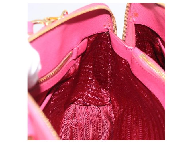 Borsa a mano PRADA Galleria Saffiano 2way Pink Gold Auth 198736V Rosa D'oro - vista 25