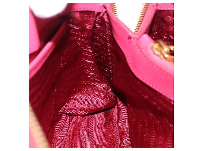 Borsa a mano PRADA Galleria Saffiano 2way Pink Gold Auth 198736V Rosa D'oro - vista 29