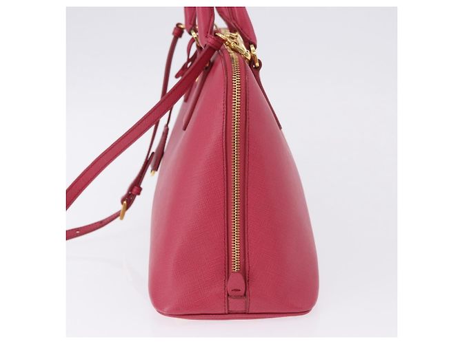 Borsa a mano PRADA Galleria Saffiano 2way Pink Gold Auth 198736V Rosa D'oro - vista 3