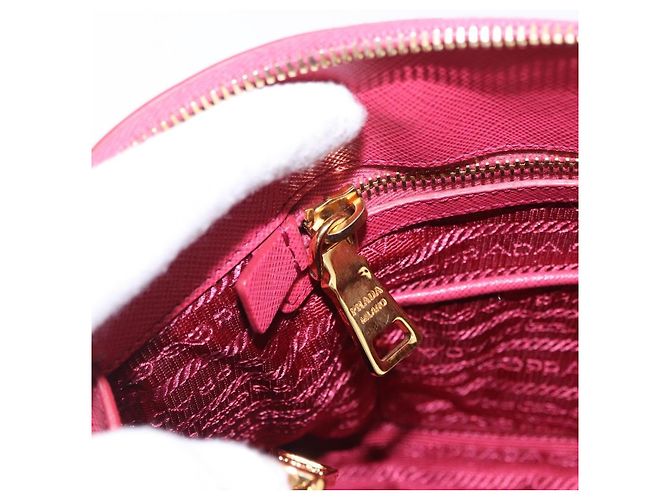 Borsa a mano PRADA Galleria Saffiano 2way Pink Gold Auth 198736V Rosa D'oro - vista 30