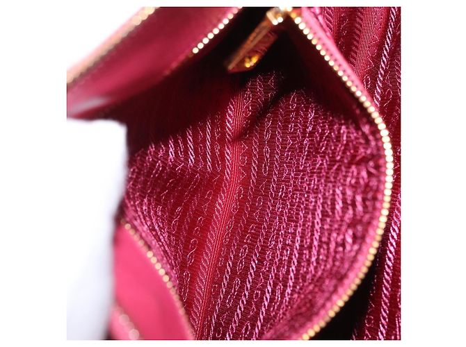 Borsa a mano PRADA Galleria Saffiano 2way Pink Gold Auth 198736V Rosa D'oro - vista 31