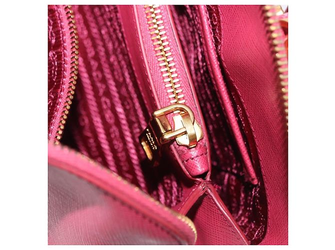 Borsa a mano PRADA Galleria Saffiano 2way Pink Gold Auth 198736V Rosa D'oro - vista 32
