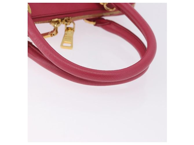 Borsa a mano PRADA Galleria Saffiano 2way Pink Gold Auth 198736V Rosa D'oro - vista 7