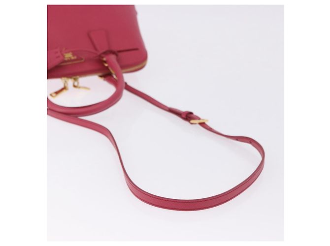 Borsa a mano PRADA Galleria Saffiano 2way Pink Gold Auth 198736V Rosa D'oro - vista 8
