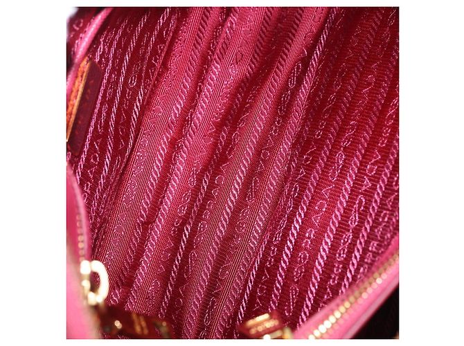 Borsa a mano PRADA Galleria Saffiano 2way Pink Gold Auth 198736V Rosa D'oro - vista 9
