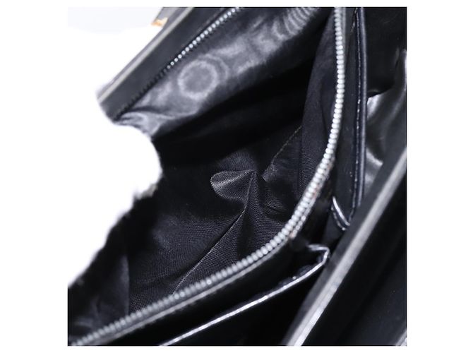 Céline Borsa a tracolla CELINE in pelle nera e oro Auth mr2828 Nero D'oro - vista 11