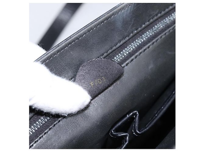 Céline Borsa a tracolla CELINE in pelle nera e oro Auth mr2828 Nero D'oro - vista 12