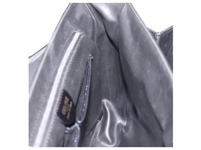Céline Borsa a tracolla CELINE in pelle nera e oro Auth mr2828 Nero D'oro - vista 19