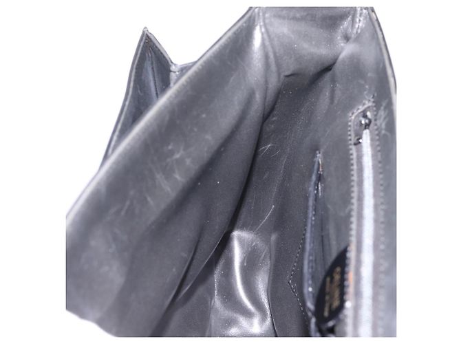 Céline Borsa a tracolla CELINE in pelle nera e oro Auth mr2828 Nero D'oro - vista 20