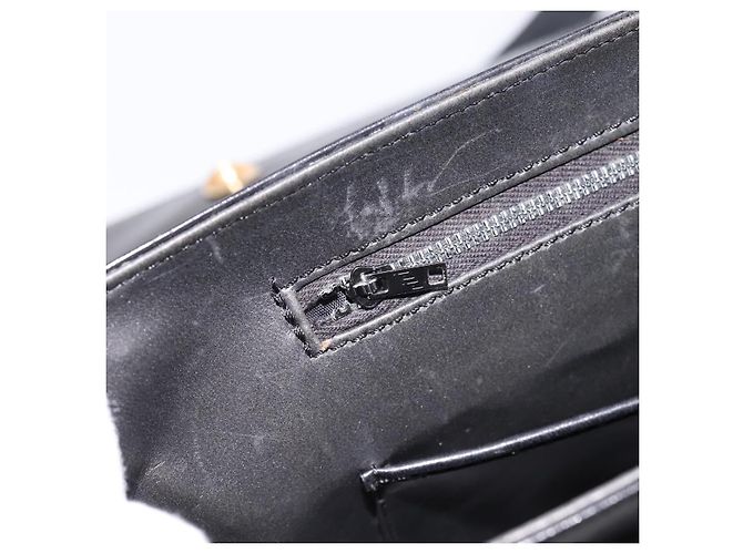 Céline Borsa a tracolla CELINE in pelle nera e oro Auth mr2828 Nero D'oro - vista 21