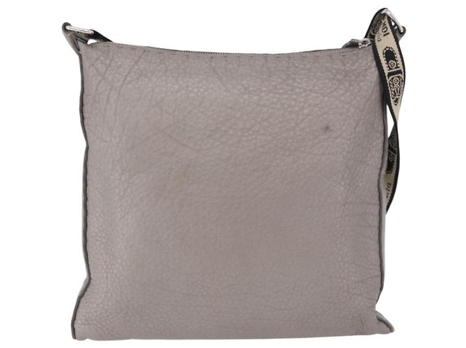 Borsa a spalla FENDI Celeria Leather Silver 8BT109 Auth BA14855 Argento - vista 2