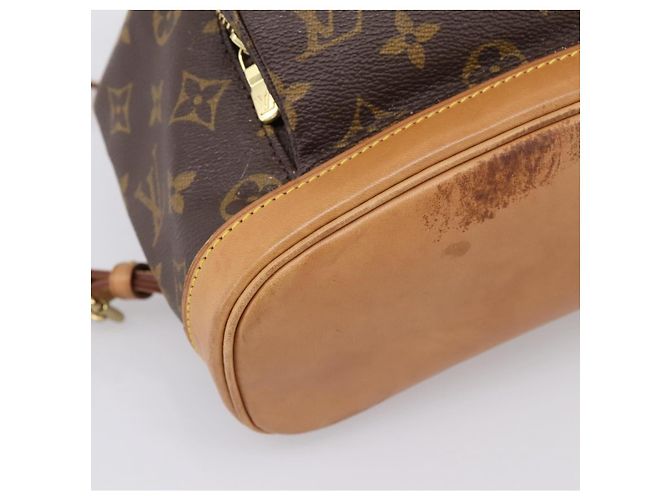 Zaino LOUIS VUITTON Monogram Montsouris PM M51137 LV Auth 198492A Monogramma - vista 10