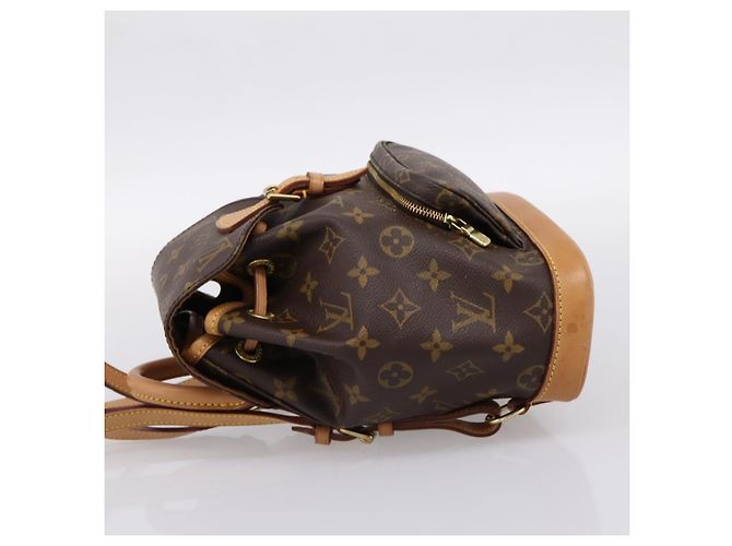 Zaino LOUIS VUITTON Monogram Montsouris PM M51137 LV Auth 198492A Monogramma - vista 3