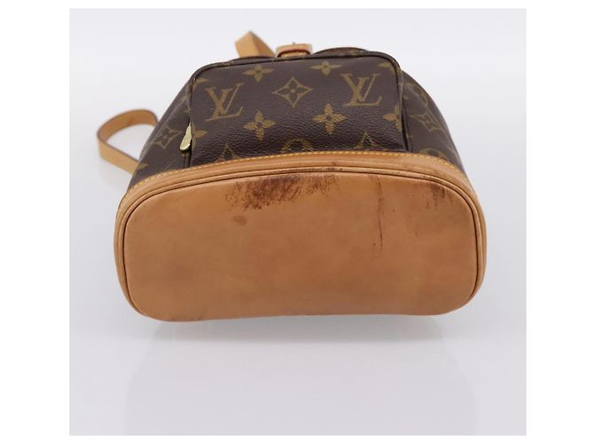 Zaino LOUIS VUITTON Monogram Montsouris PM M51137 LV Auth 198492A Monogramma - vista 5