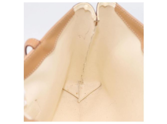 Céline CELINE Macadam Tote Bag PVC Leder Weiß Beige Auth 198626 - Ansicht 11