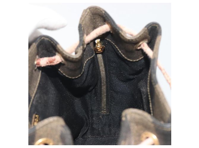Pequin FENDI Pecan Rucksack PVC Leather Brown Gold Tone Auth 194161 Braun - Ansicht 23